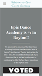 Mobile Screenshot of epicdanceacademy.com